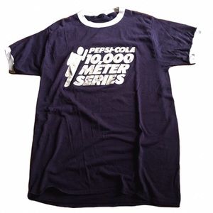 Vintage Pepsi marathon ringer tee